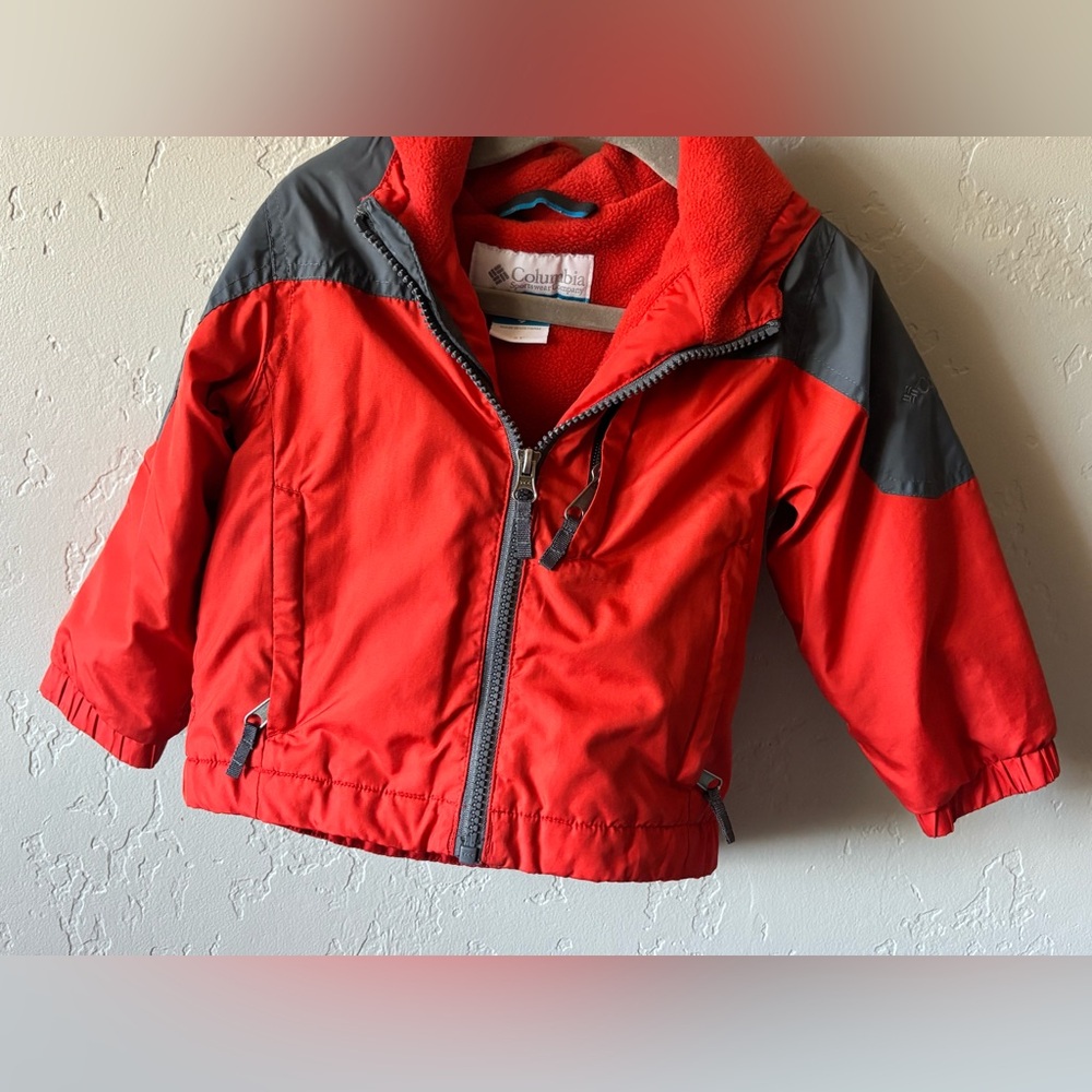 Columbia Kids Raincoat - Vibrant Red